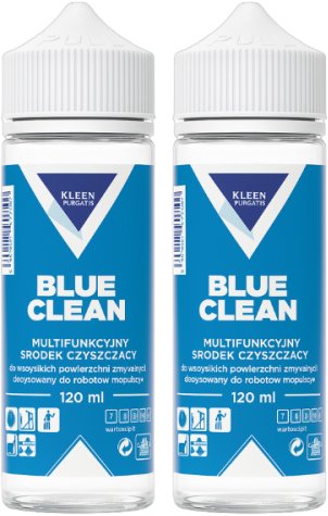 Kleen Blue Clean 2x120 ml uniwersalny, ekologiczny płyn do robotów sprzątających