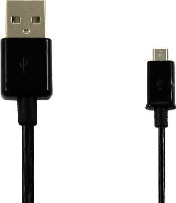 Kabel USB Vega USB-A - microUSB 1 m Czarny (14821)