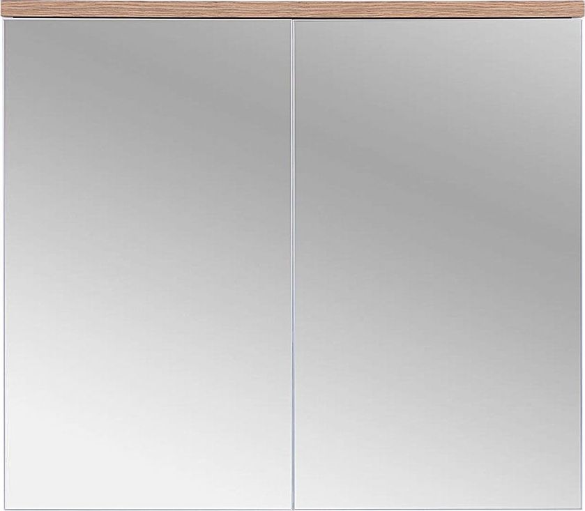 Elior Szafka łazienkowa z lustrem Marsylia 6X 80 cm - Biały