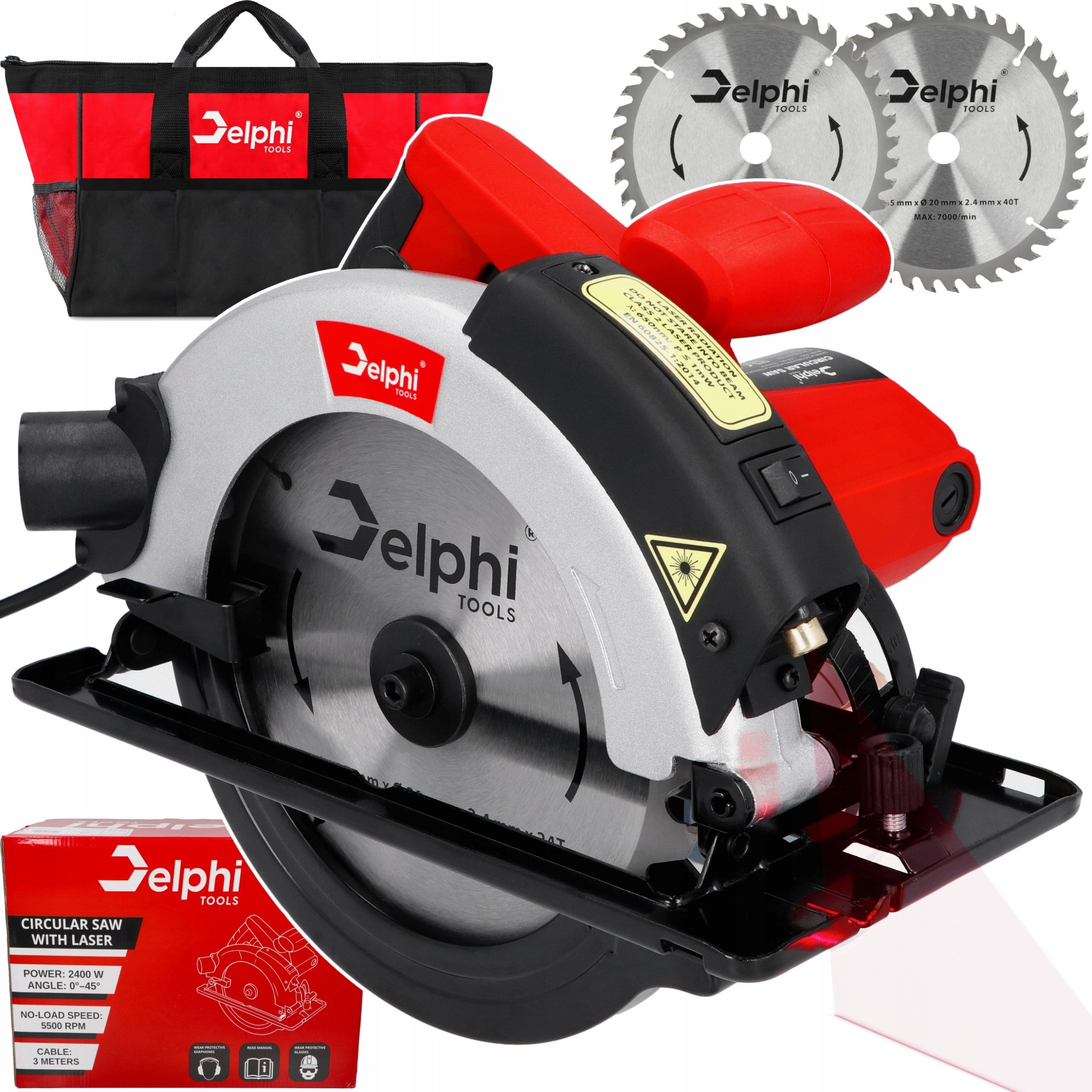 PILARKA TARCZOWA KRAJZEGA PIŁA DO DREWNA ELEKTRYCZNA RĘCZNA Z LASEREM LASER