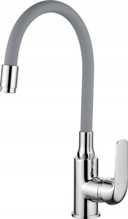 Bateria kuchenna Kuchinox Bateria zlewozmywakowa z elastyczną wylewką szara Elza