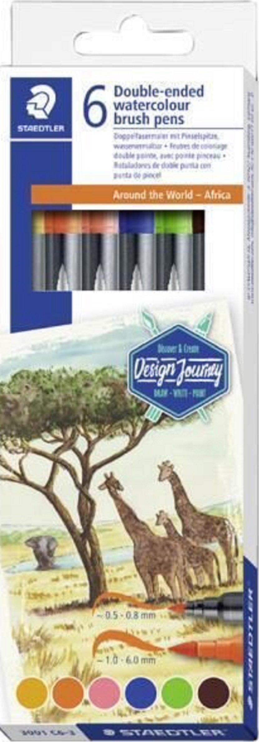 Staedtler "Design Journey" Around the world Afryka Set retail