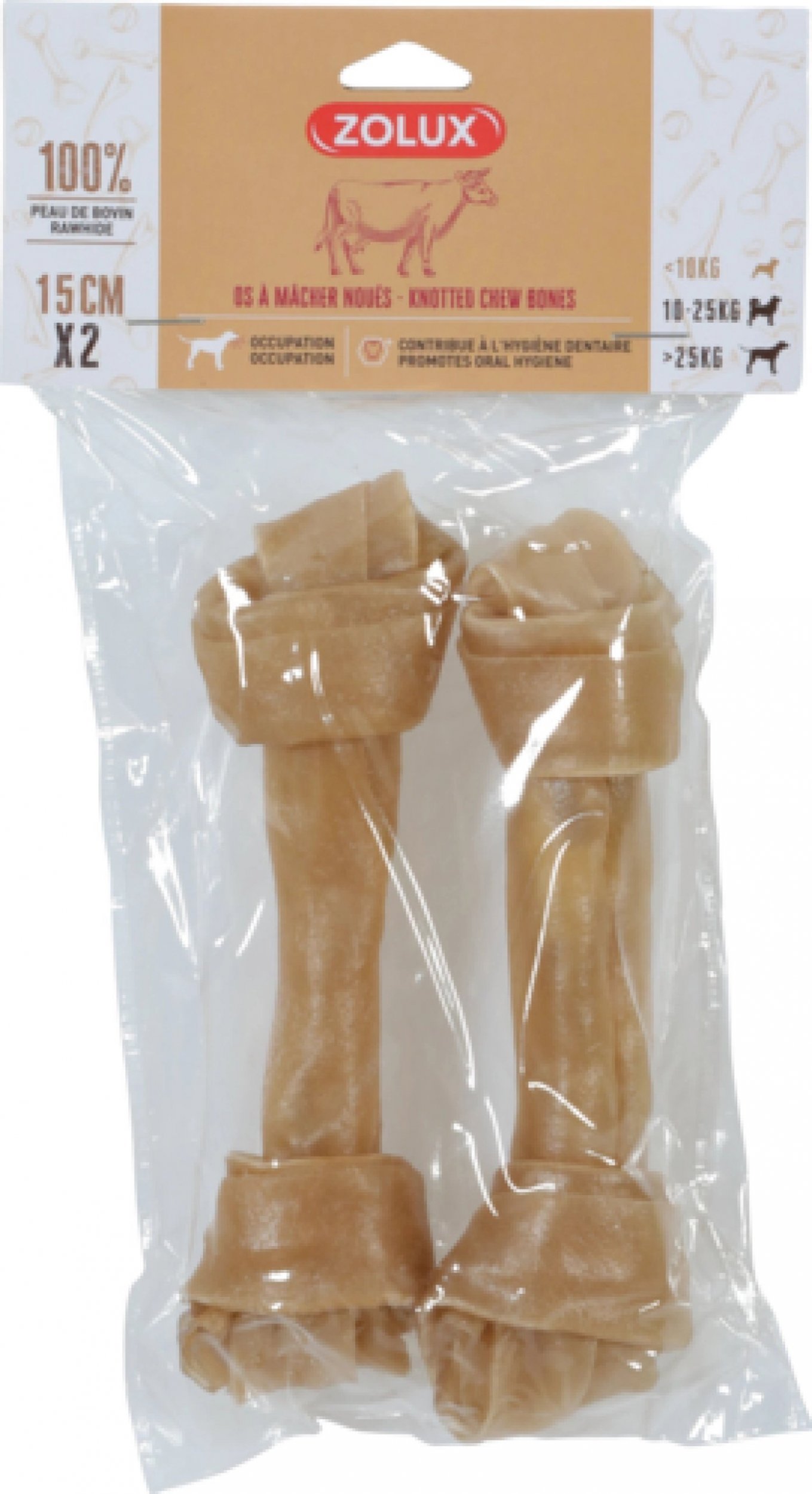 Zolux ZOLUX Kość wiązana 15 cm x 2