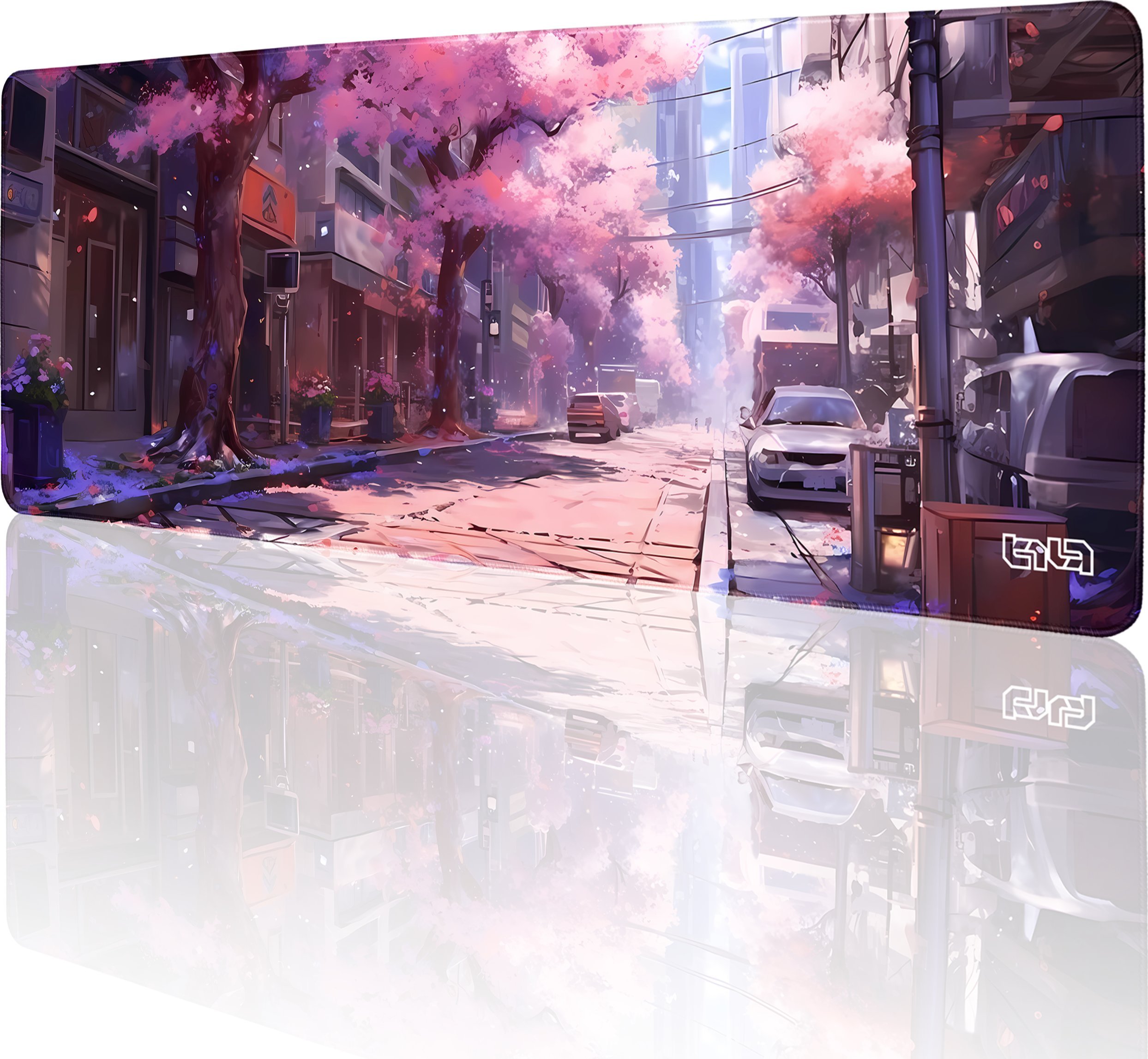 Podkładka Tilt PODKŁADKA POD MYSZKĘ XXL Sakura City 80x30 TILT Antypoślizgowa XL