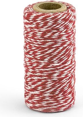 Party Deco Sznurek piekarski czerwone 50m