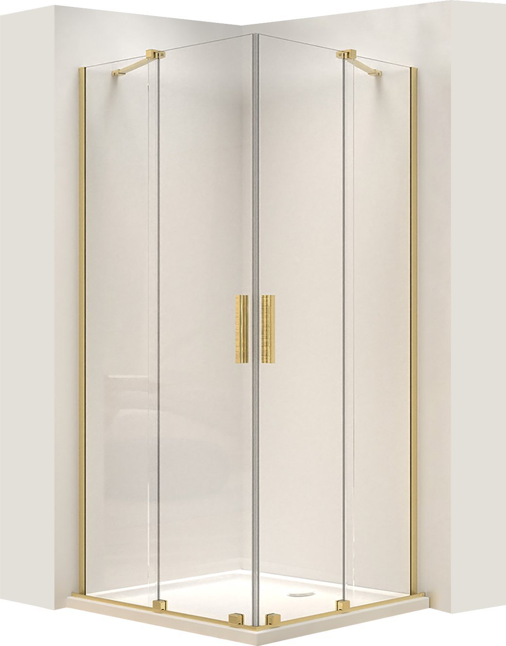 Rea Kabina Prysznicowa REA Montana Double Złota Szczotkowana 80x100