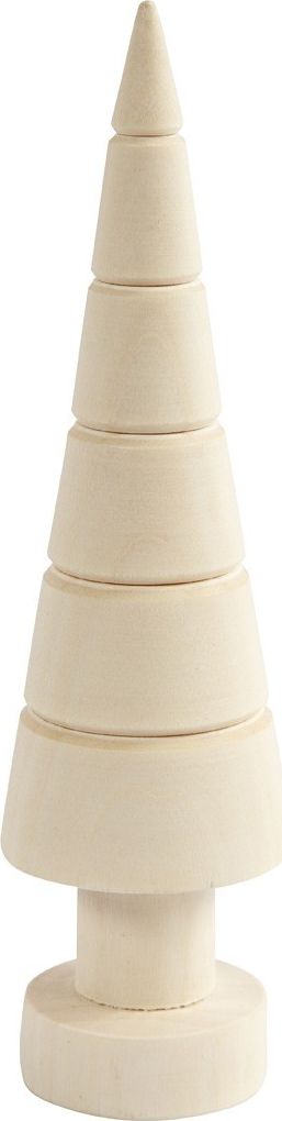 Creativ Company Choinka z drewna H: 18 cm D: 5 cm