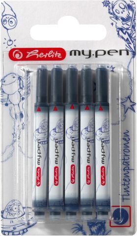 Herlitz NABOJE DO PIÓRA MY PEN 5szt. NIEBIESKIE (10999852)