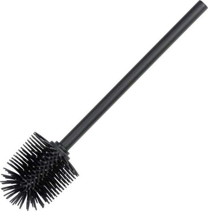 Wenko Silikonowa szczotka wc, Ø 8 cm, czarna, WENKO