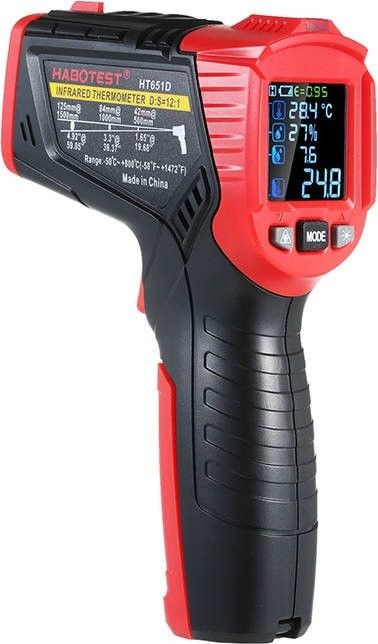Habotest Cyfrowy pirometr laserowy HT651D
