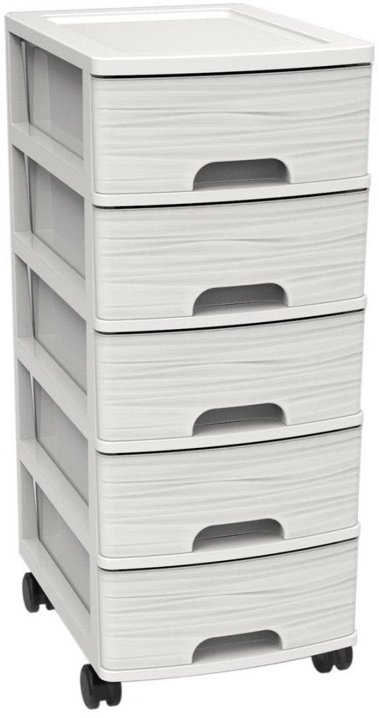 Szafka modułowa 5 szuflad A4 STYL kamień BIAŁA