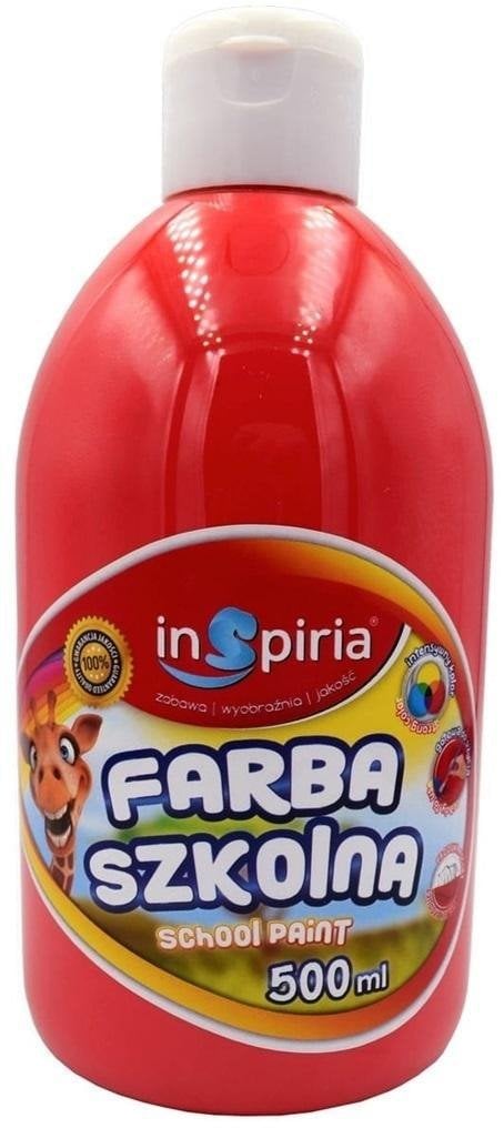 SCHEMAT Farba szkolna czerwona 500ml