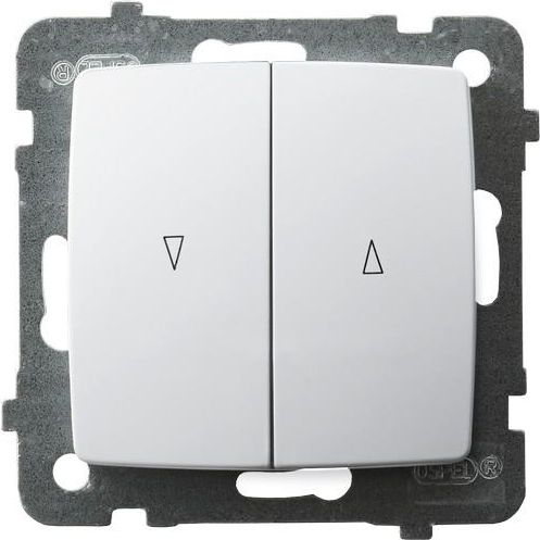 Ospel Łącznik żaluzjowy Karo biały (ŁP-7S/m/00)