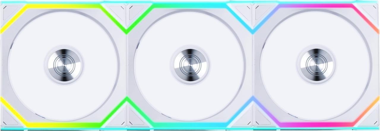 Wentylator Lian Li UNI FAN SL Wireless 120 Reverse Blade 3-pack biały (12RSL1W3W)