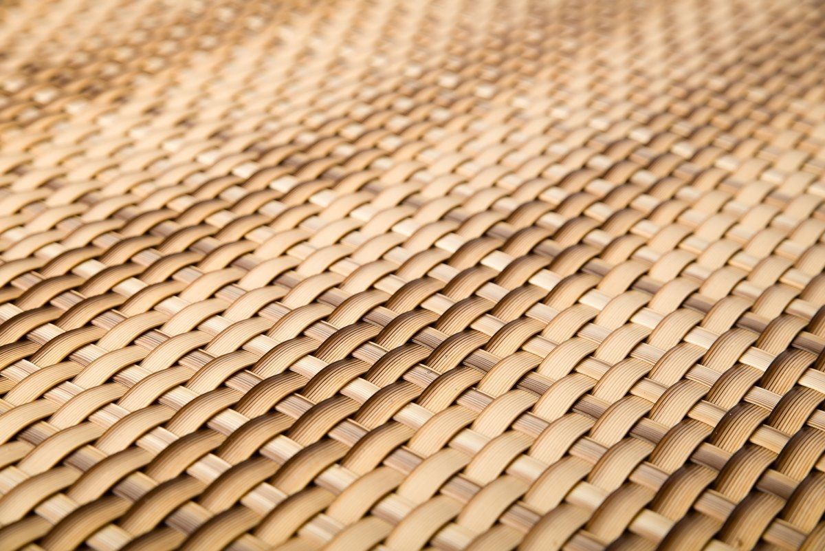 Basari Mata osłona na balkon CIĘTA NA WYMIAR SŁOMKOWY