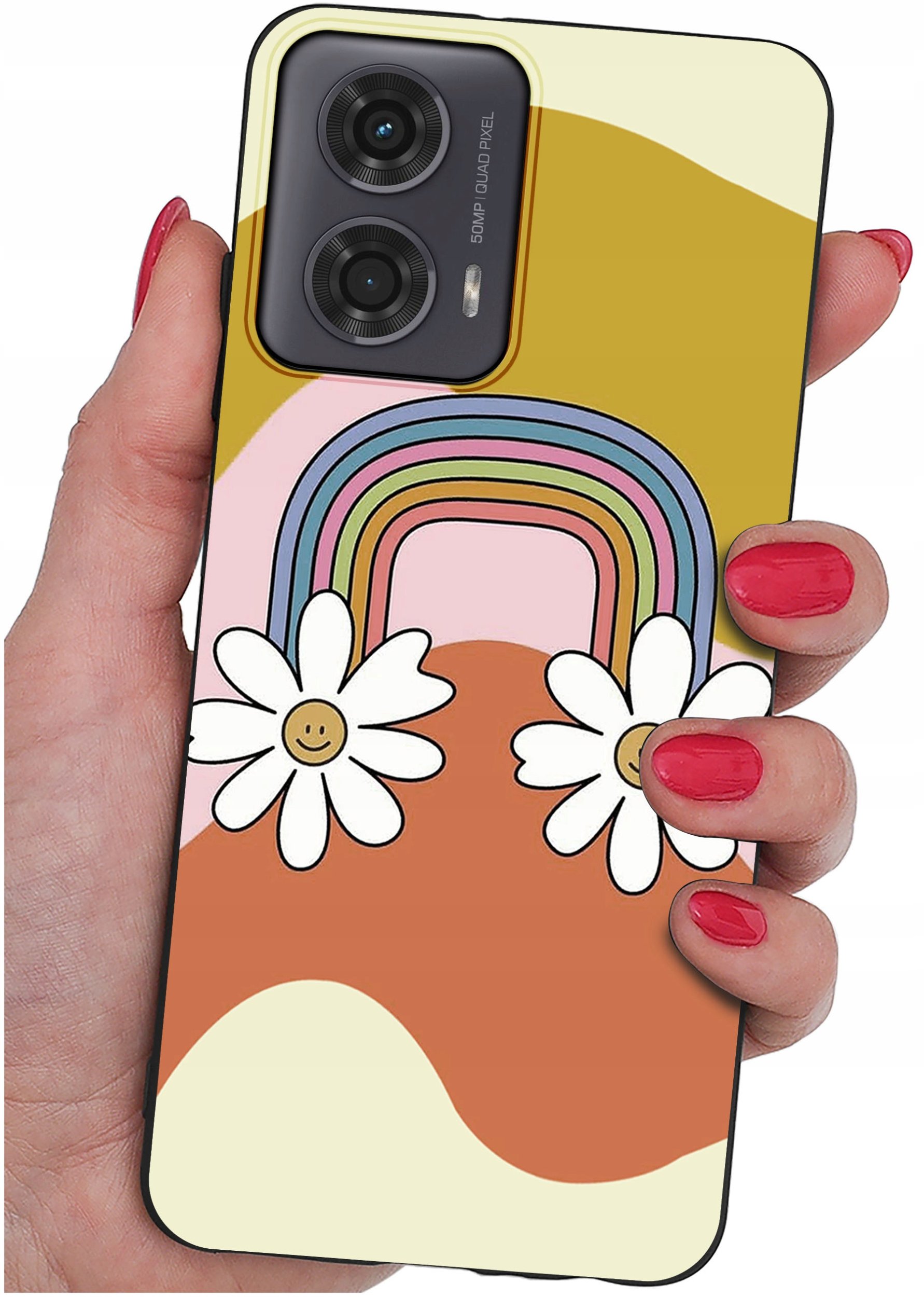 Etui do Motorola Moto G24 |G24 POWER |G04 |E14 WZORY |SILIKONOWE MATT SZKŁO