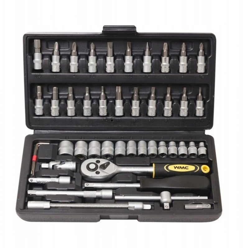 SOCKET SET ROCKFORCE 46PCS