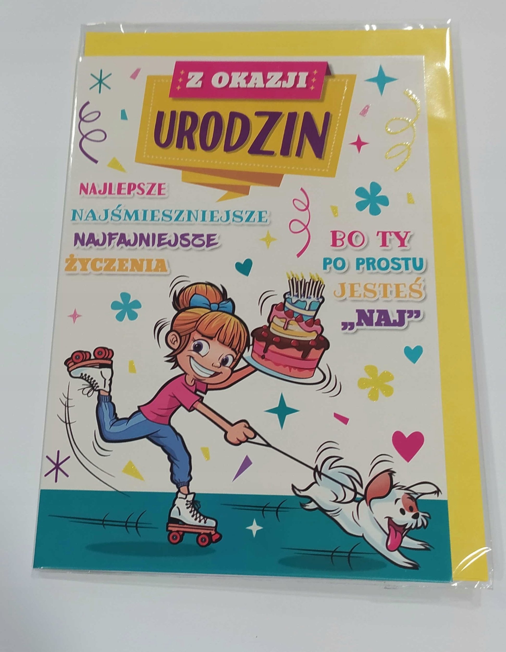 Stamp Karnet Young B6 + koperta wzór nr 31 Urodziny