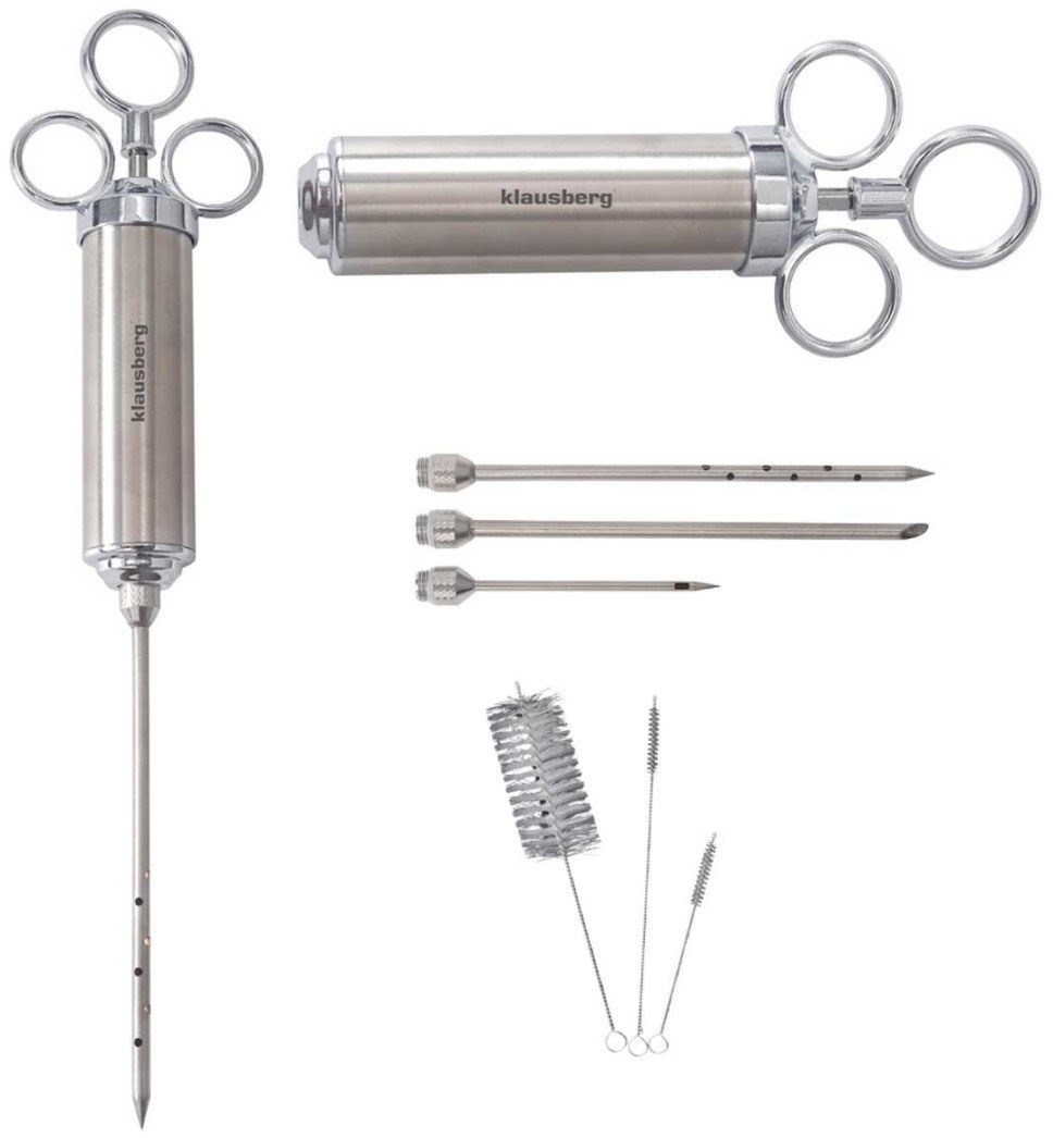 STALOWA NASTRZYKIWARKA 60ml DO PEKLOWANIA MIĘSA KLAUSBERG KB-7842