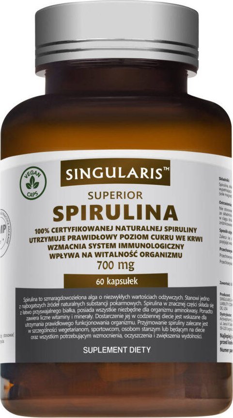 Singularis-Herbs Singularis Superior Spirulina 700 mg 60 kapsułek