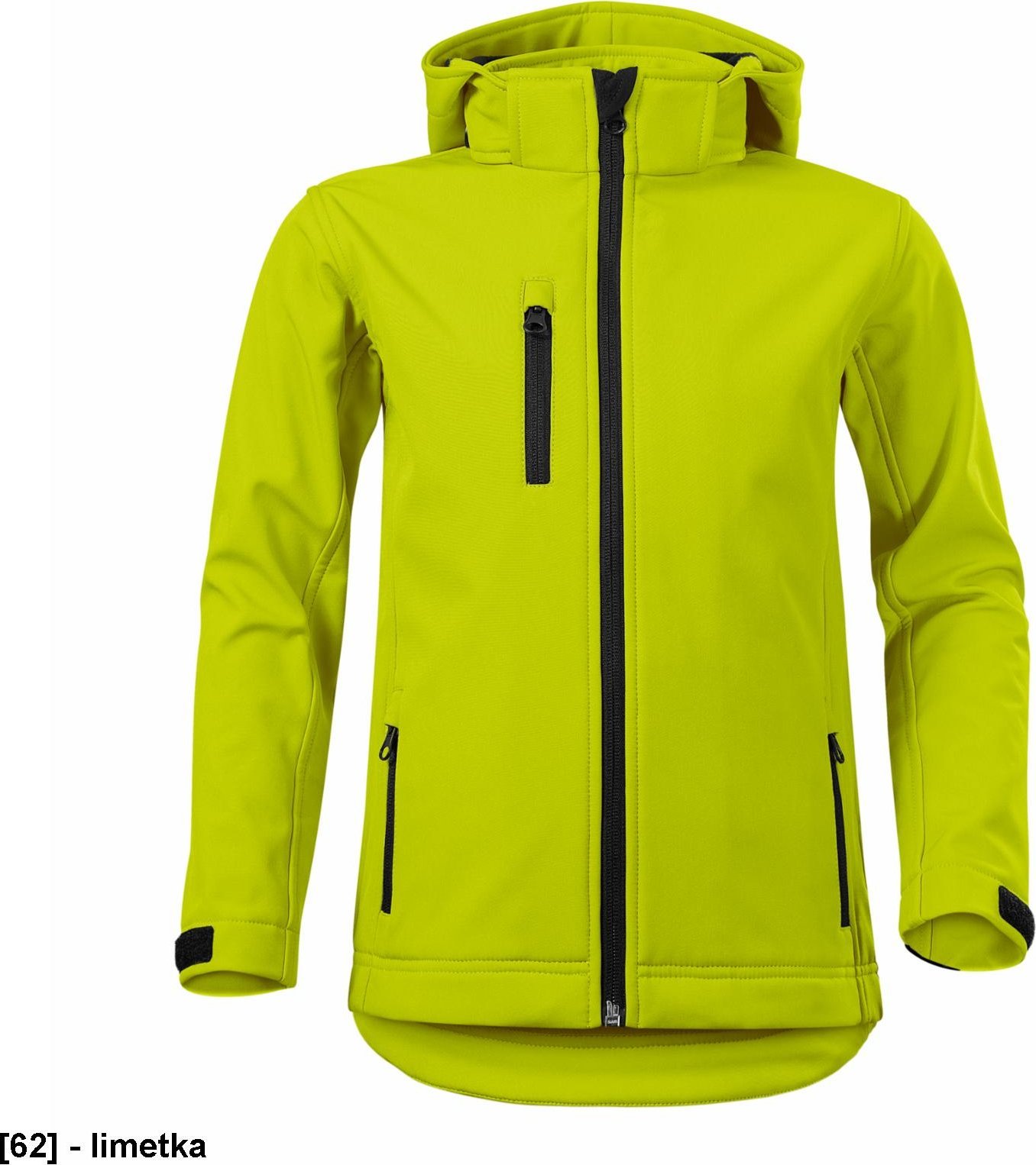 MALFINI Performance 535 - ADLER - Softshell kurtka dziecięca, 300 g/m, 6% elastan, 94% poliester, - limetka - 122 cm/6 lat-158 cm/12 lat 158 cm/12 lat