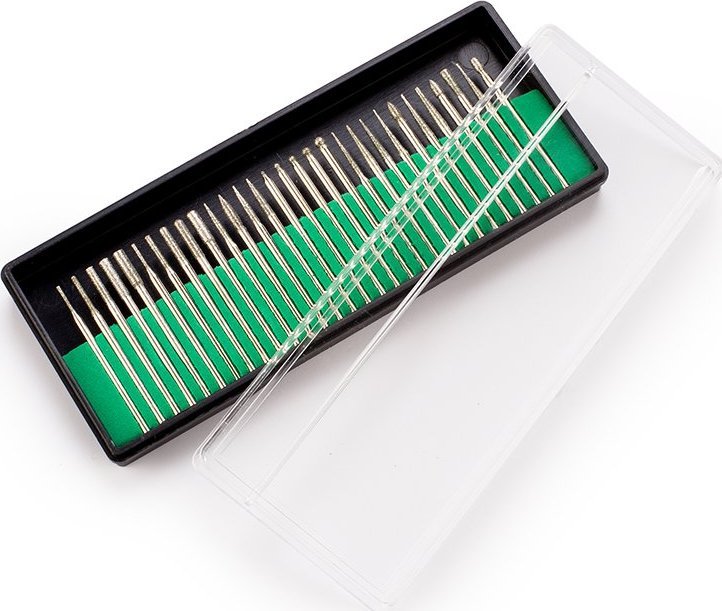 Cosmetics Zone Frezy diamentowe - zestaw 30 sztuk