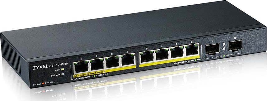 Switch ZyXEL GS1100-10HP-EU0102F