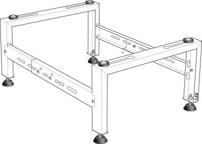 Triton Stelaż do montażu jednostki zewnętrznej AMS na gruncie NIBE GSU 20