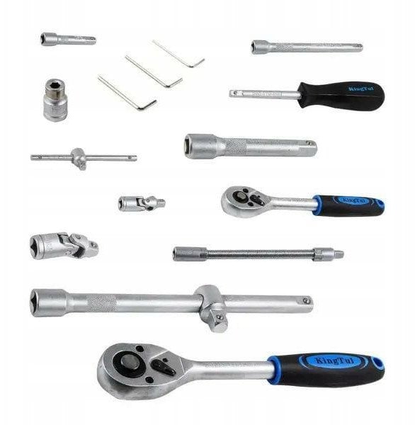 Zestaw narzędzi 82el. 1/2", 1/4" (6-kątnych) (4-32mm)