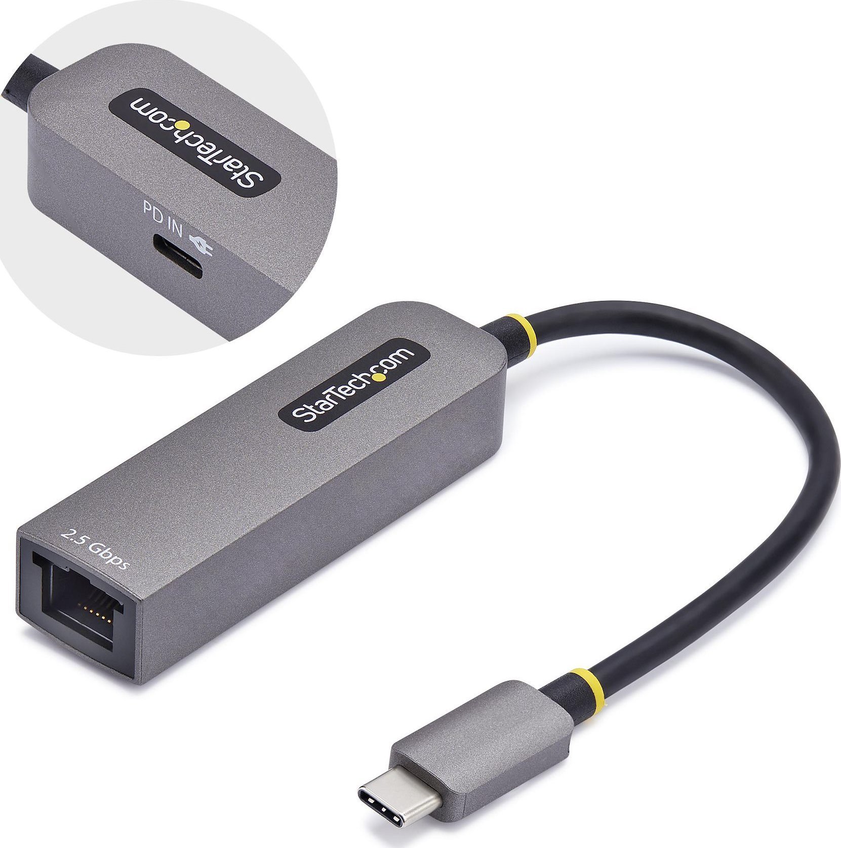 StarTech 2GPD3-USB-C-ETHERNET karta sieciowa 5000 Mbit/s