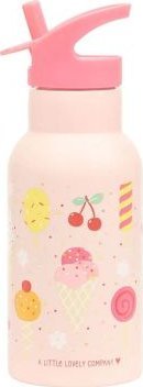 A Little Lovely Company Kubek termiczny ze słomką dla dzieci ICE-CREAM 350 ml / A Little Lovely Company