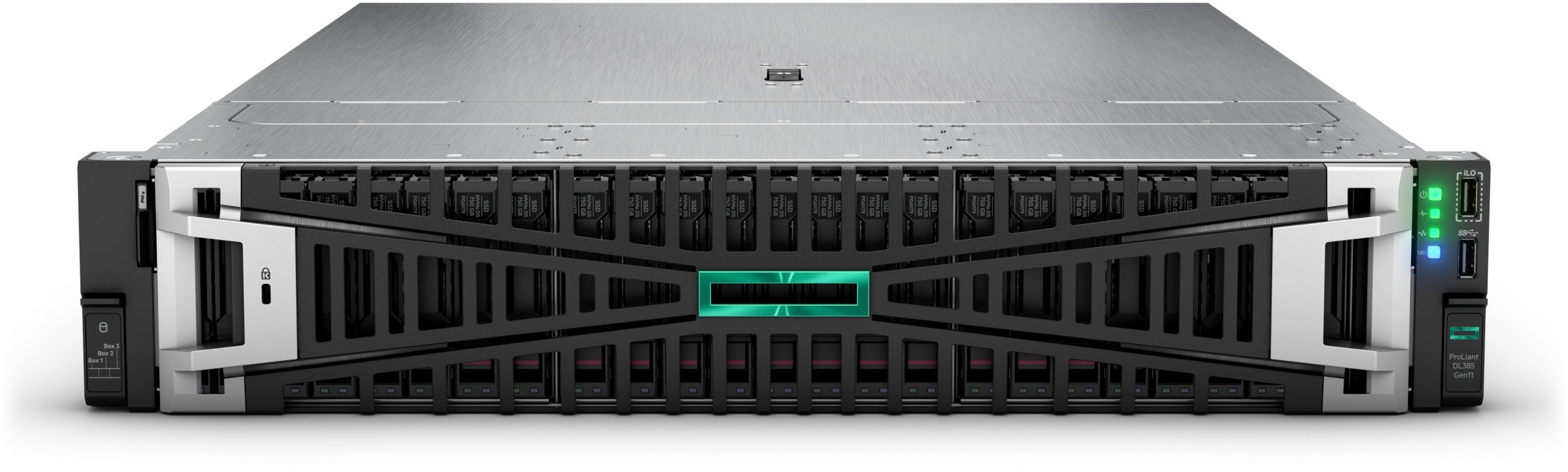 HPE ProLiant DL385 Gen11 2HE EPYC 9015 8-Core 3.5GHz 2x32GB-R 8xSFF Hot Plug 2x480GB SSD MR408i-o 2x1000W Server