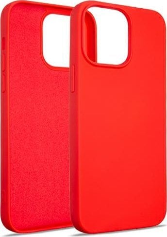 Beline Beline Etui Silicone iPhone 15 Pro Max 6,7" czerwony/red