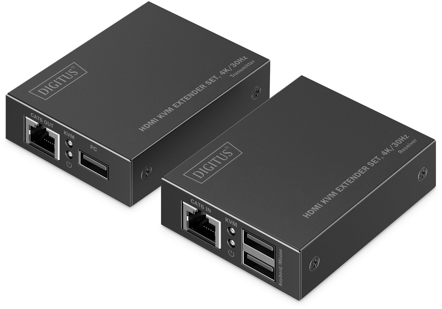 DIGITUS HDMI KVM Extender 4K/30Hz schwarz