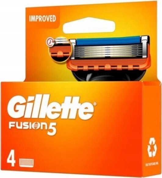 Gillette Wkłady żyletki wymienne do maszynki Gillette Fusion5 4 szt