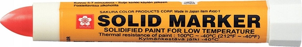 Sakura Marker Solid czerwony do niskich temperatur, Sakura