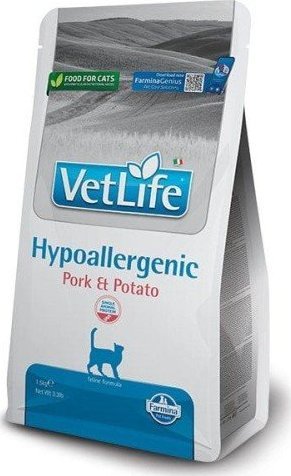 Farmina FARMINA VET LIFE NAT CAT HYPO PORK POTATO ADULT 1,5kg