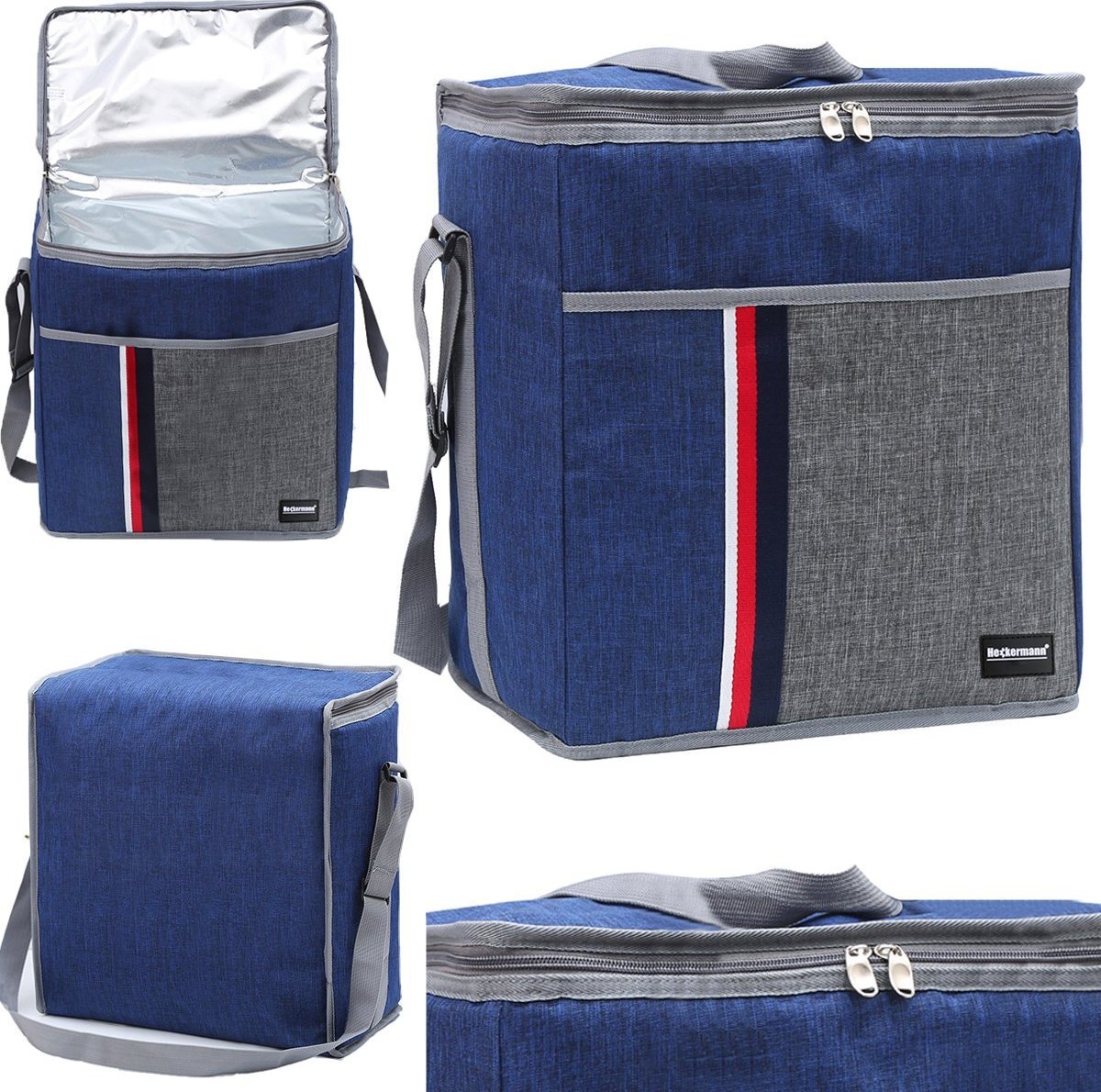 Heckermann Torba termiczna Heckermann turystyczna lodówka plażowa 22L
