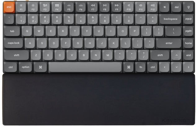 Keychron Silicone Palm Rest Black / K3 / K3 Pro/ K3 Max / K7 / K7 Pro