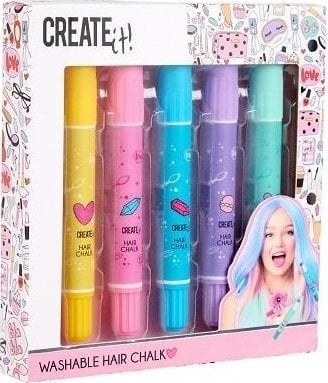 Kreda do włosów 5szt CREATE IT!