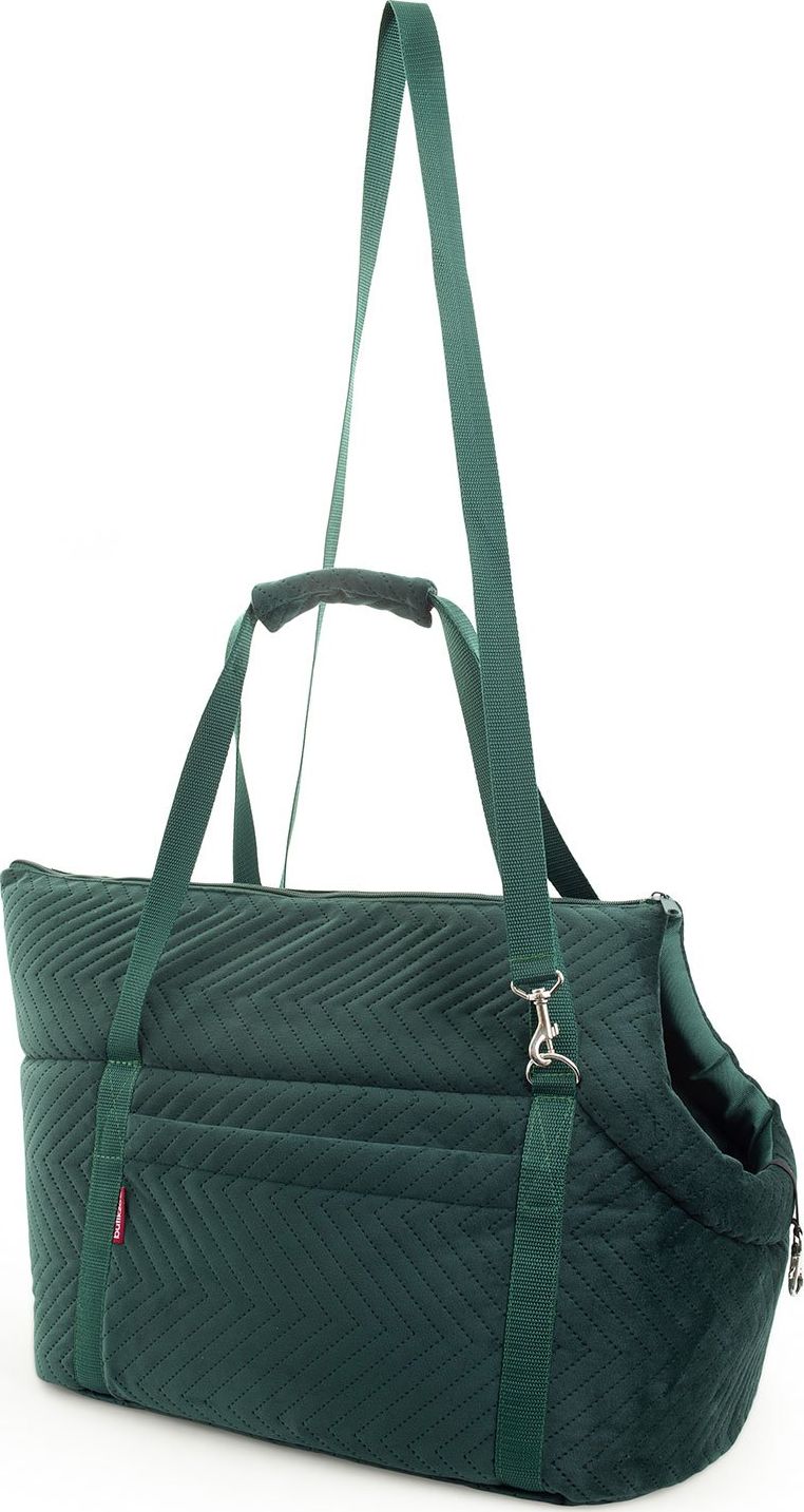 Boutiquezoo Torba Transportowa Dla Psa Kota, R1-S Velvet Zielony