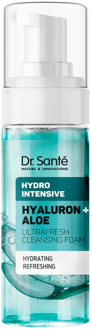 Dr. Sante Hydro Intensive Hyaluron + Aloe Nawilżająca Pianka Oczyszczająca Do Wszystkich Rodzajów Skóry 150ml