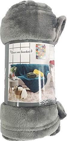 Douceur d`Interieur Narzuta flanelowa FLANOU, 125 x 150 cm