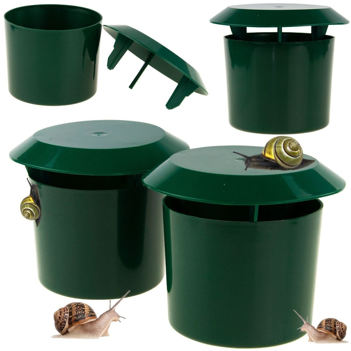 TG60612 PUŁAPKA NA ŚLIMAKI 2SZT ekologiczna WABIK ŁAPKA