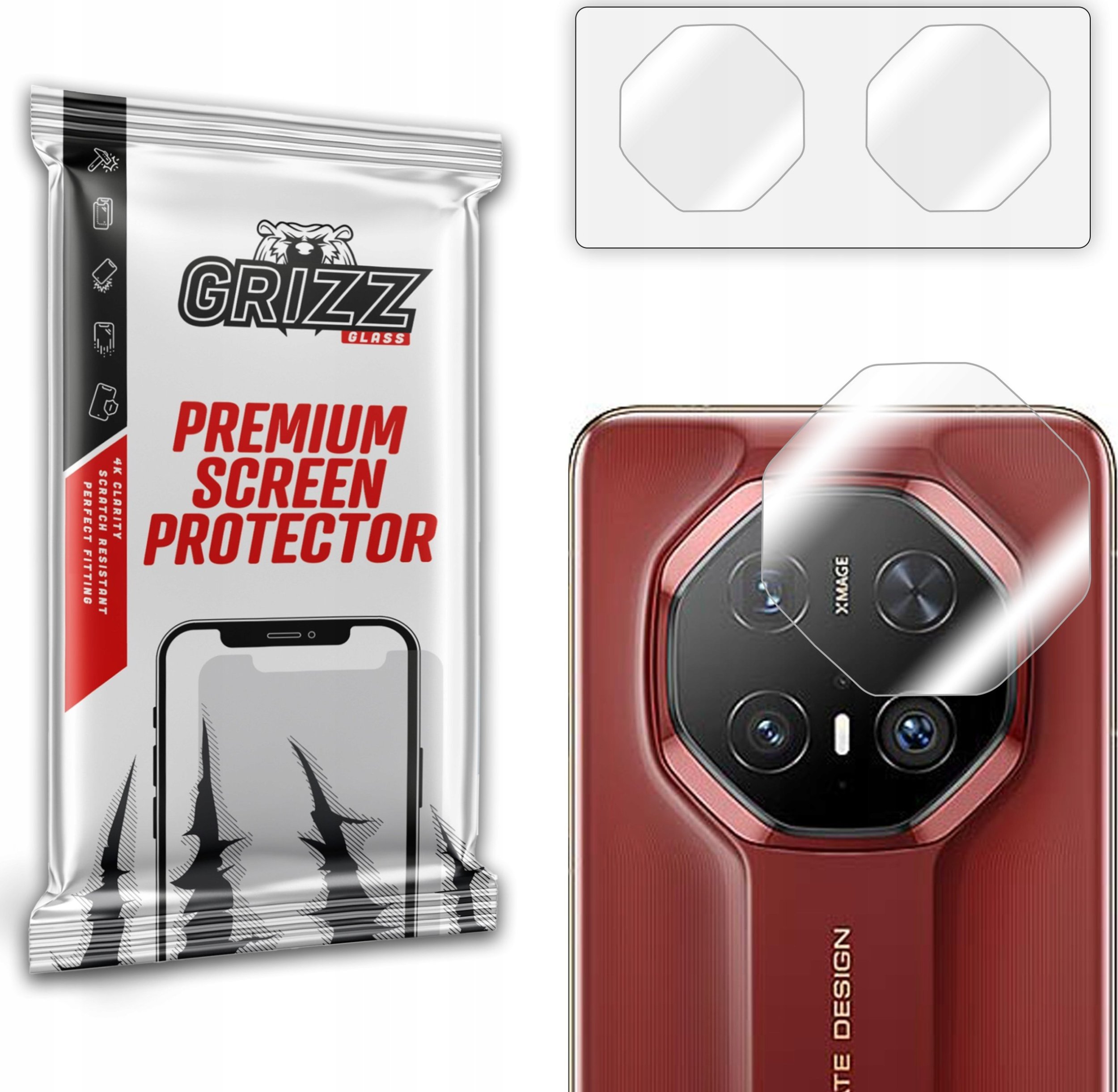 Szkło na aparat GrizzGlass HybridGlass Camera do Huawei Mate 70 RS Ultimate