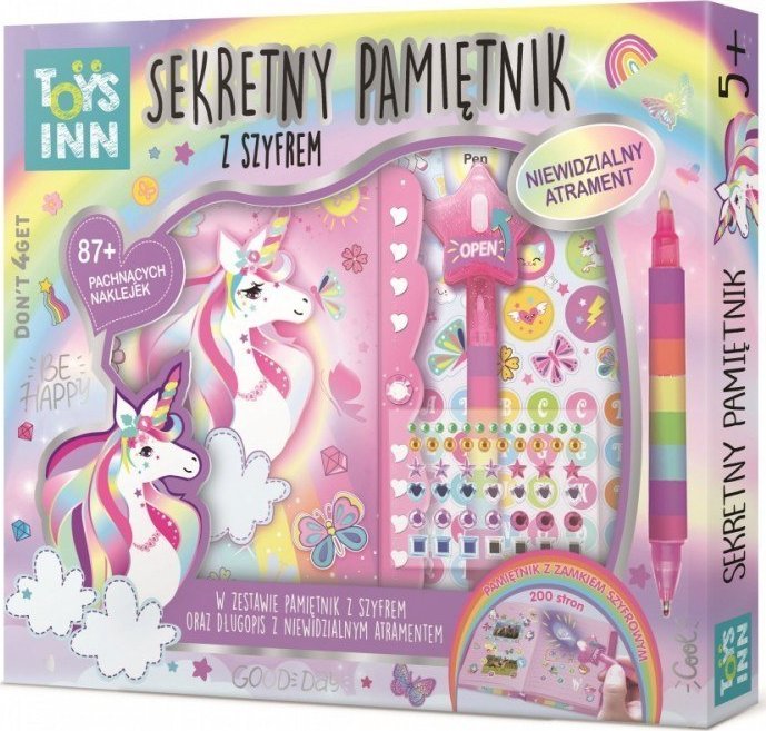 Stnux Pamiętnik Secret Message - Unicorn STnux