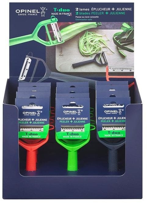 Opinel Zestaw 12 Obieraczek Peeler T-Duo Polymer