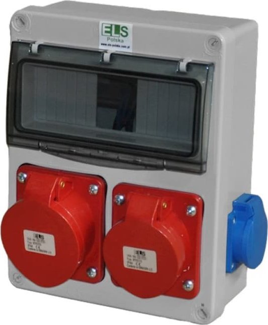 ELS Elektrotechnika Zestaw zasilający MIKO-8M 32A/5P + 16A/5P + 2x230V IP44 E901308013