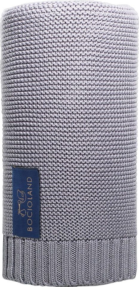 Bocioland Kocyk bambusowy Paris 80100 Szary Bocioland