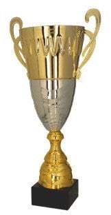 Victoria Sport Puchar metalowy złoto srebrny